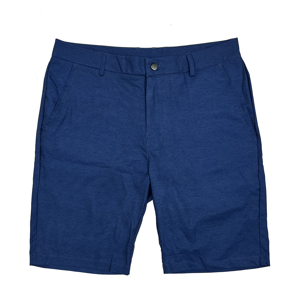 Mens Casual Dress Pants With A Belt That Offers Moderate Stretch