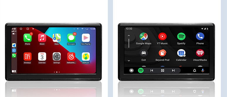 Pantalla inteligente portátil IPS para coche Proyección inalámbrica Carplay Android AUTO