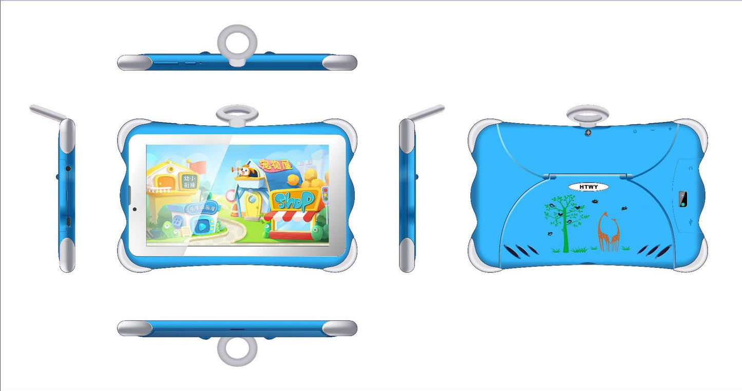 Nueva tableta de aprendizaje para niños de 7 pulgadas con soporte, llamadas 3G
