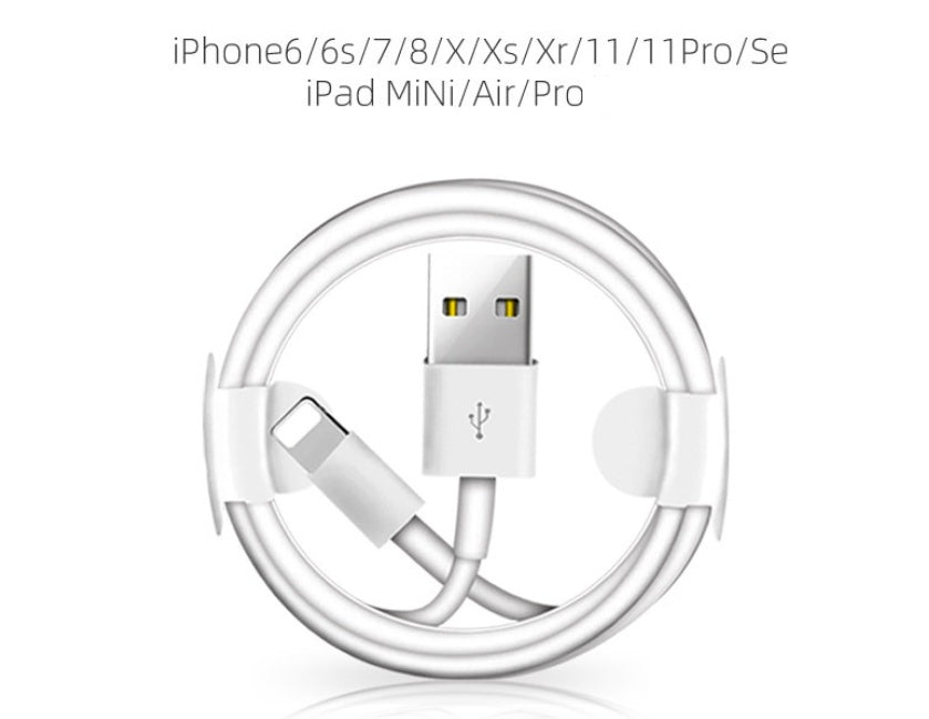 Compatible con Apple, cabezal de cargador de línea de datos