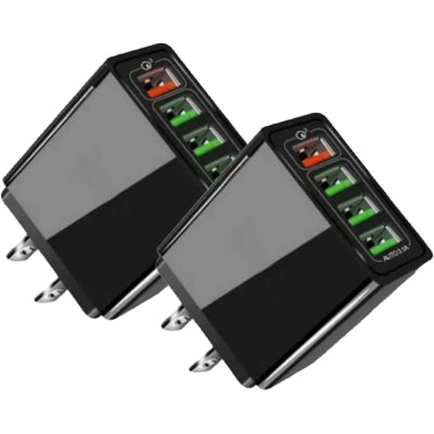 Cabezal de carga iluminado 4USB para teléfono móvil 3A