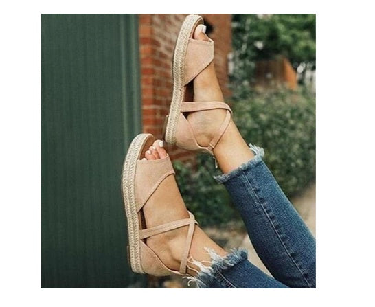 Sandalias de esponja con suela de viña