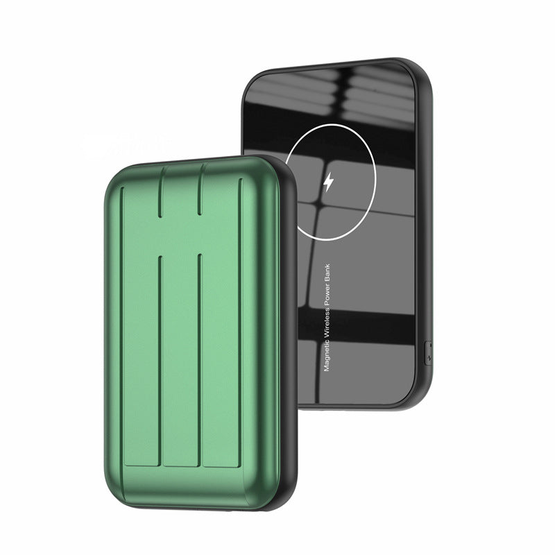Batería externa magnética de 15W con carga inalámbrica