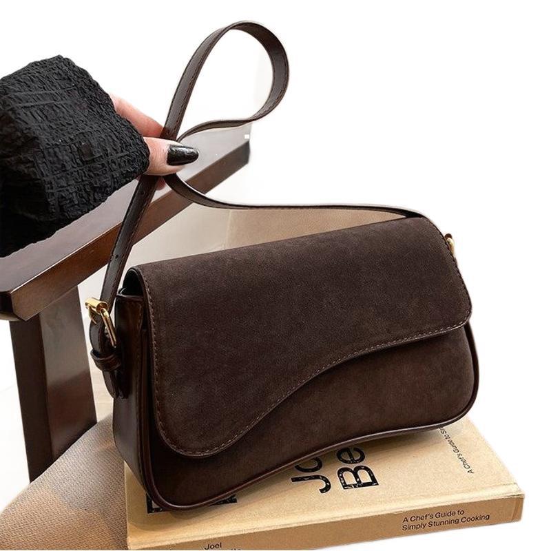 Bolso de Hombro Retro Mate Para Mujer