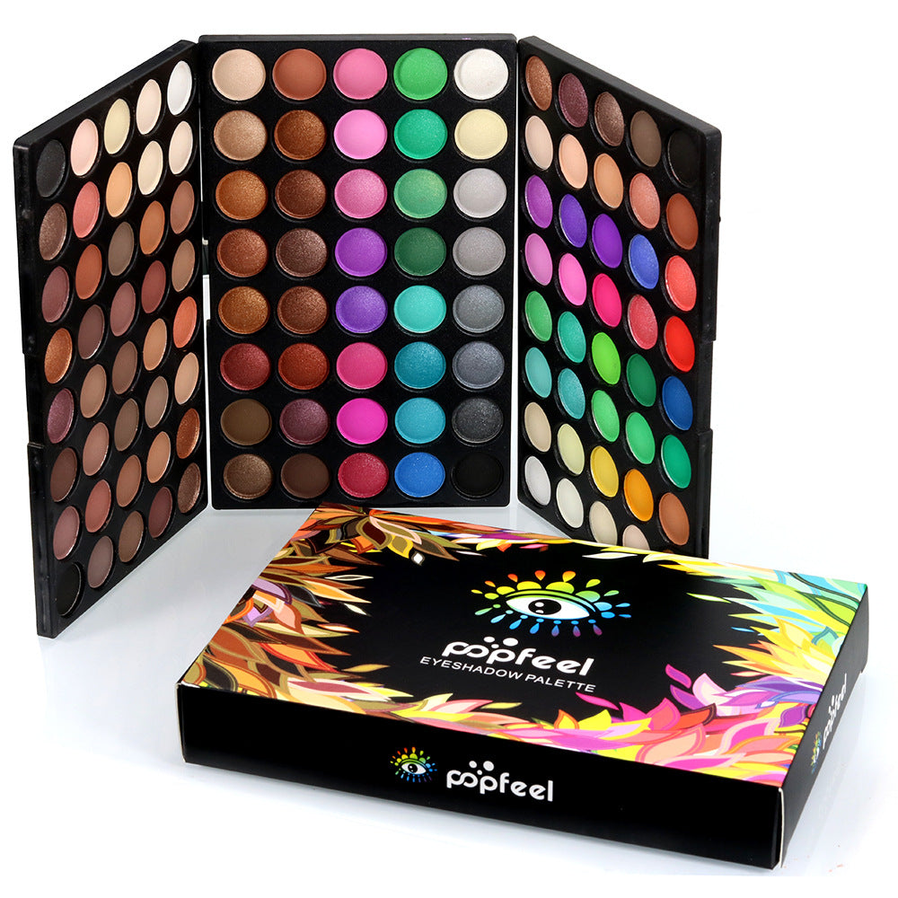 Paleta de sombras de ojos profesional Perfect Professional de 120 colores, moda caliente, polvo cosmético suave, paletas de sombras de ojos mate, set de maquillaje de belleza