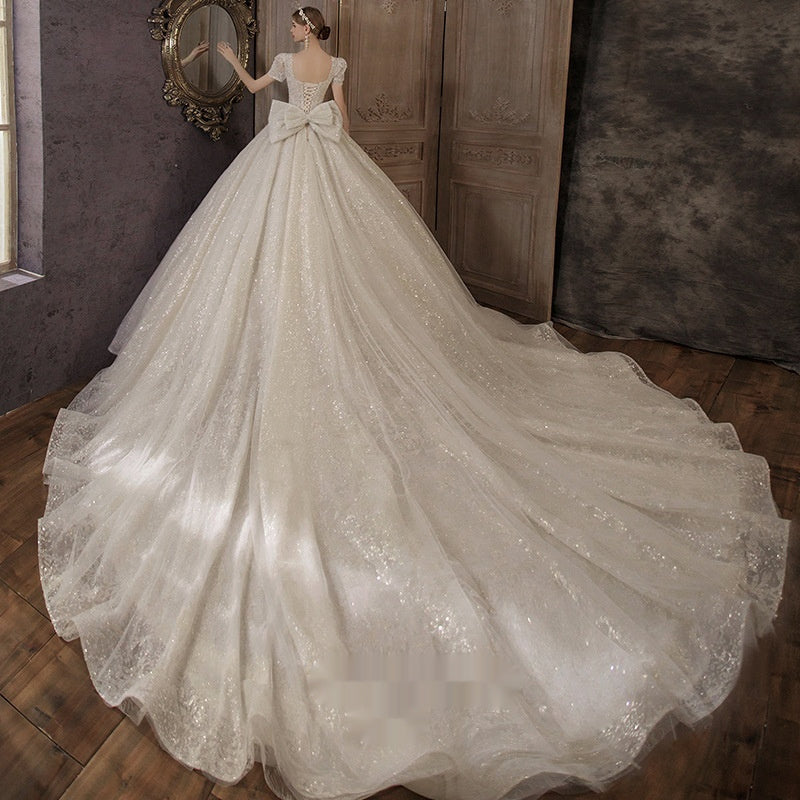 Temperamento Novia Retro Súper Hada Estilo Mori Boda de Ensueño