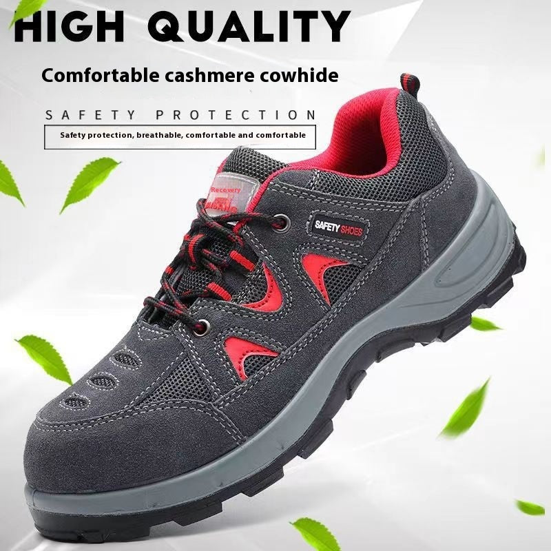 Zapatos de protección de seguridad con suela sólida para hombre Four Seasons