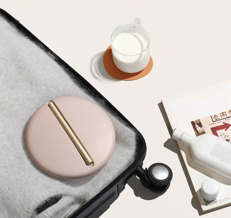 Espejo de maquillaje plegable LED