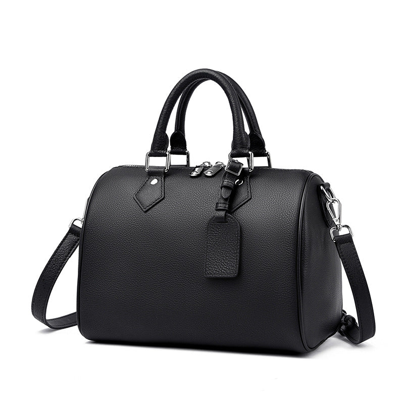 Nuevo Elegante Bolso Bandolera de Cuero Genuino para Mujer