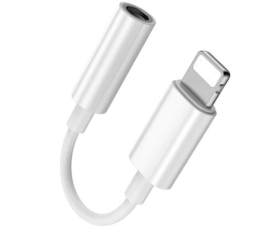 Adaptador de audio compatible para adaptador de audio 2 en 1 Lightning a 3,5 mm 78X