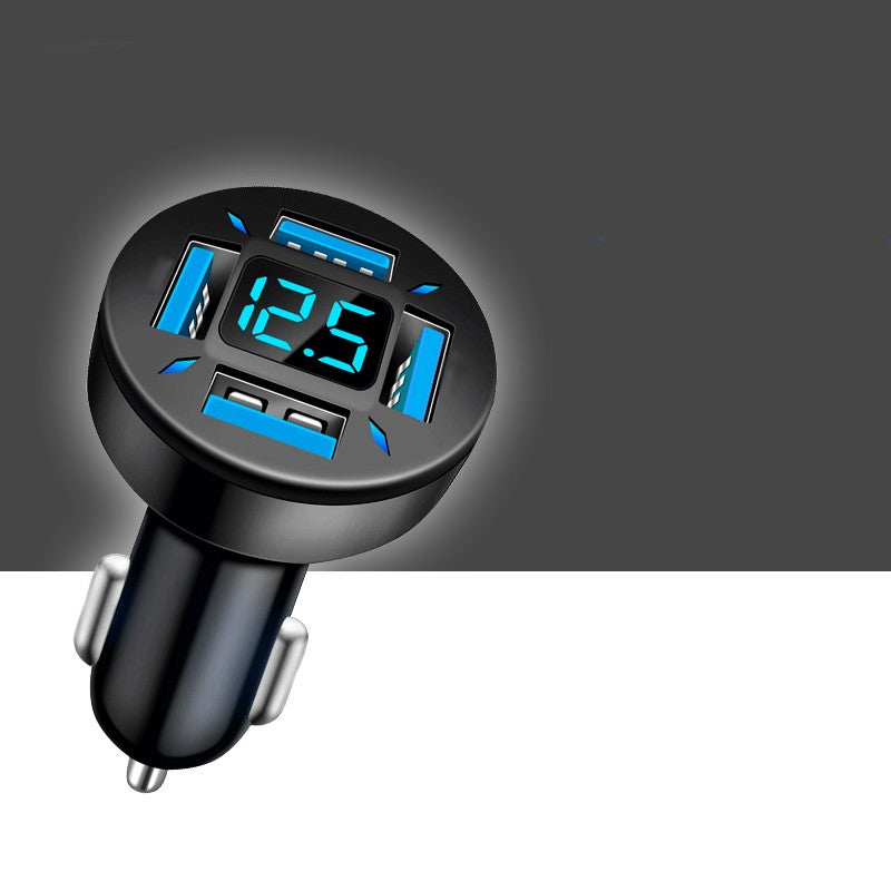 Enchufe de transferencia universal rápida Cargador de coche multifunción USB de 4 puertos