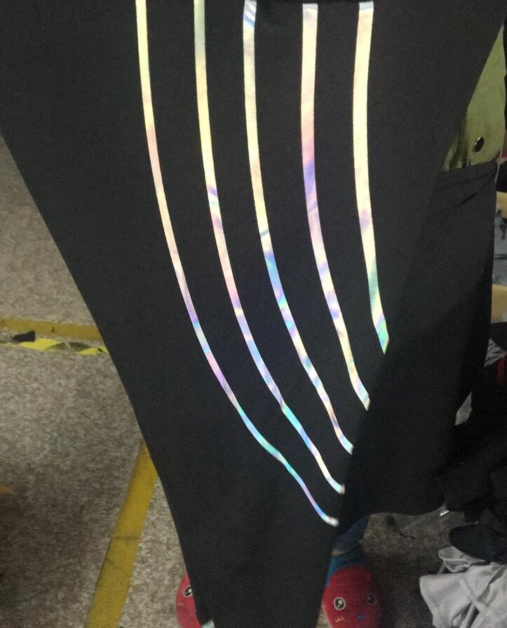 Pantalones de yoga para fitness, con estampado láser, leggings deportivos adelgazantes