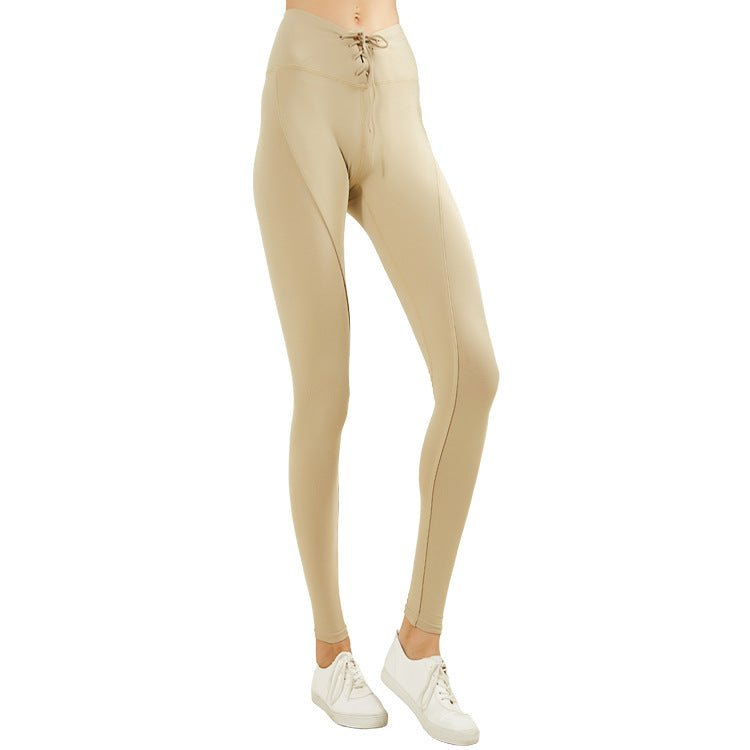 Pantalones de yoga de talle alto