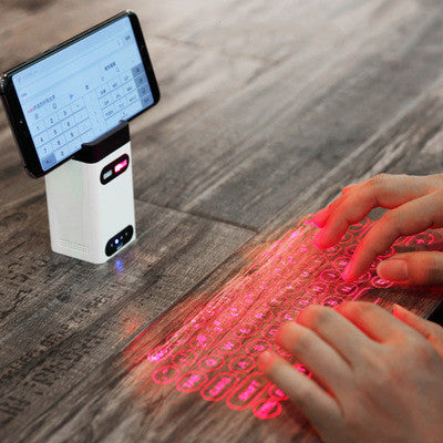 Teclado Láser Virtual FST LEING Teclado de Teléfono Proyector Inalámbrico Bluetooth Para Computadora Portátil Con Función de Ratón