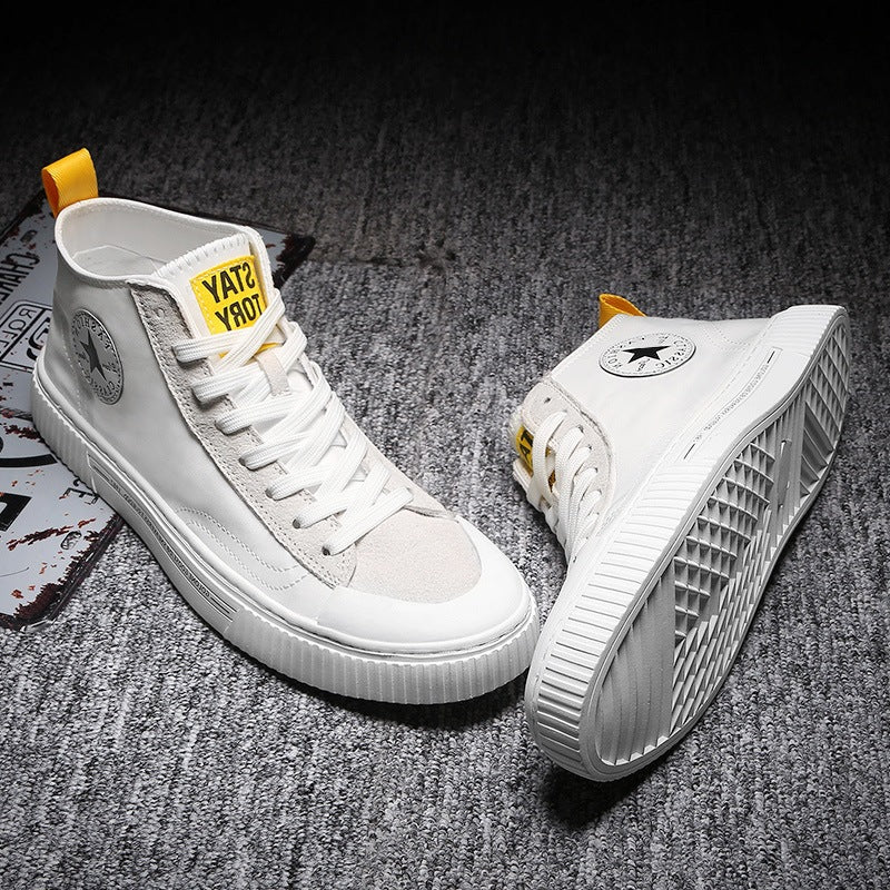 Zapatos casuales coreanos de tendencia salvaje británica