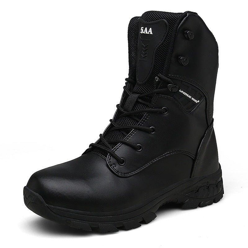 High-top camouflage waterproof combat boots