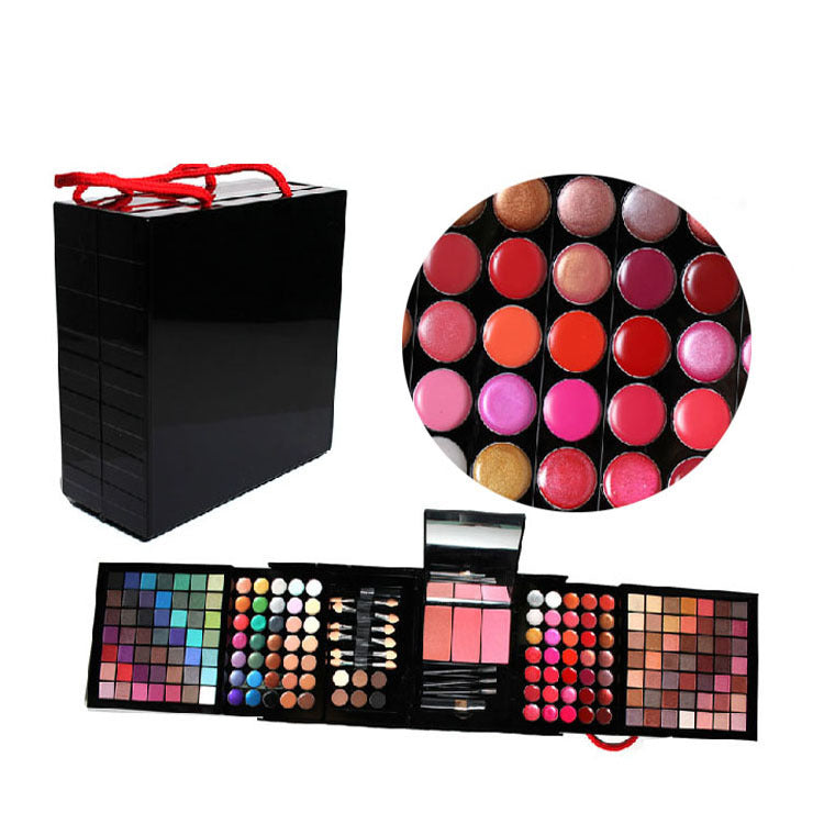 Un comercio exterior en nombre de la explosión de lujo 177 colores sombra de ojos, plato bronceador, combinación de maquillaje, set blanco opcional