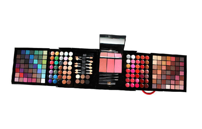 Un comercio exterior en nombre de la explosión de lujo 177 colores sombra de ojos, plato bronceador, combinación de maquillaje, set blanco opcional