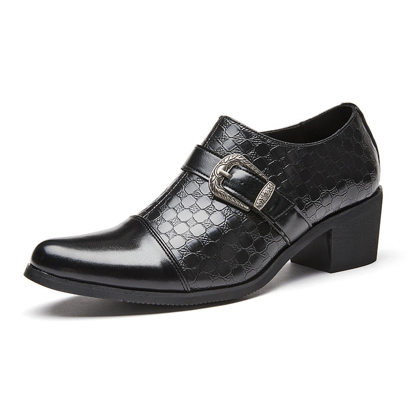 Nuevos Zapatos Casuales de Moda de Piel de Serpiente Cubana para Hombre