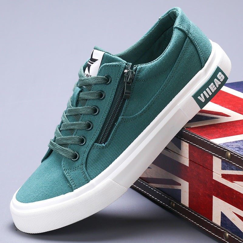 Zapatos de Hombre Deportivos Casuales Borad Transpirables de Lona que Combinan con Todo
