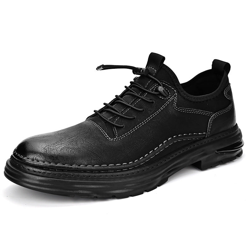 Zapatos casuales de cuero para hombre en tallas grandes