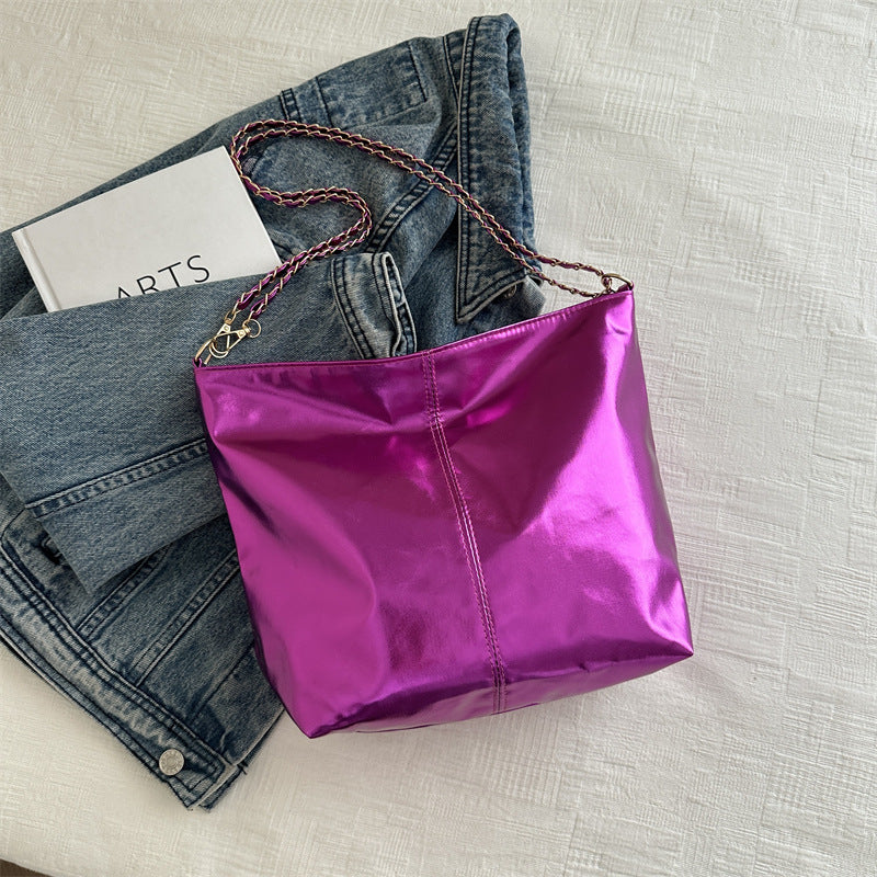 Bolso de gran capacidad con textura de alta gama para mujer