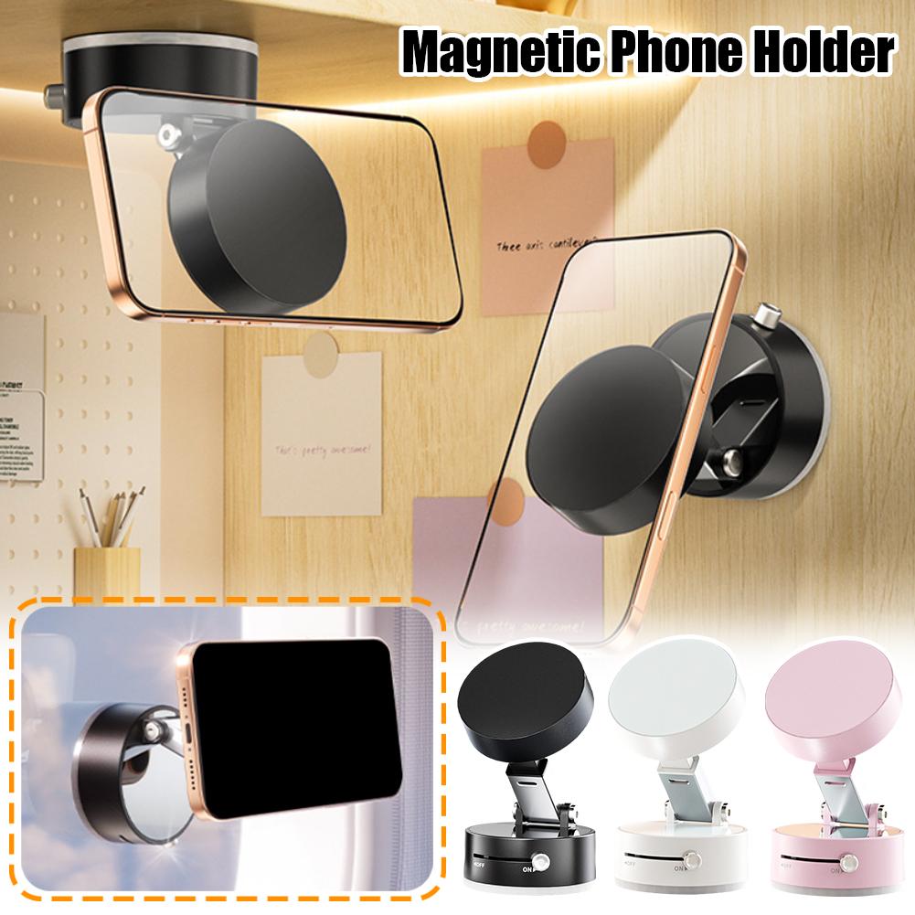 Soporte magnético plegable para teléfono de coche, ventosa plegable con ventosa, navegación manos libres para smartphone