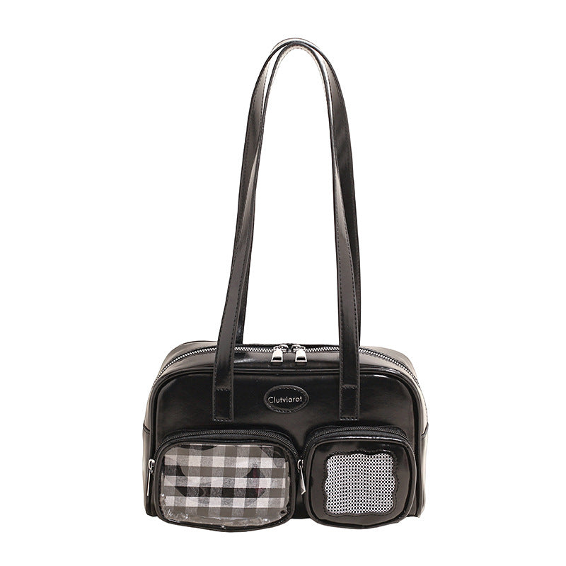Bolso de Hombro Versátil Coreano de Cinta de Gran Capacidad para Mujer
