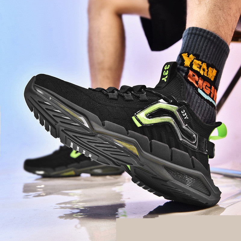 Zapatillas de running deportivas casual estilo coreano con diseño de palomitas de maíz