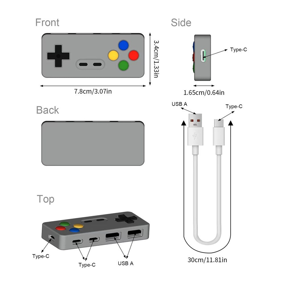 Creative Personality Cartoon Game Modeling HUB Four-in-one