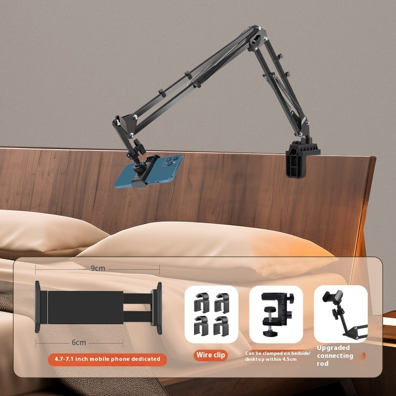 Soporte plegable perezoso para teléfono móvil de cabecera