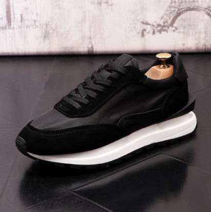 Zapatos de Plataforma para Hombre Modernos Estilo Británico Retro