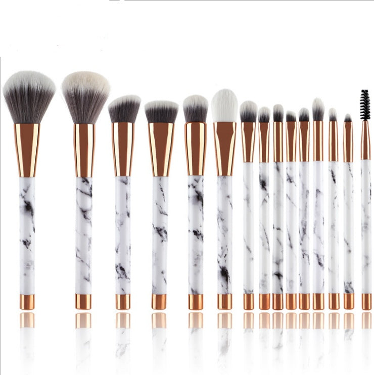 11 juegos de brochas de maquillaje de mármol con kit de maquillaje de belleza 11 juegos de brochas de maquillaje