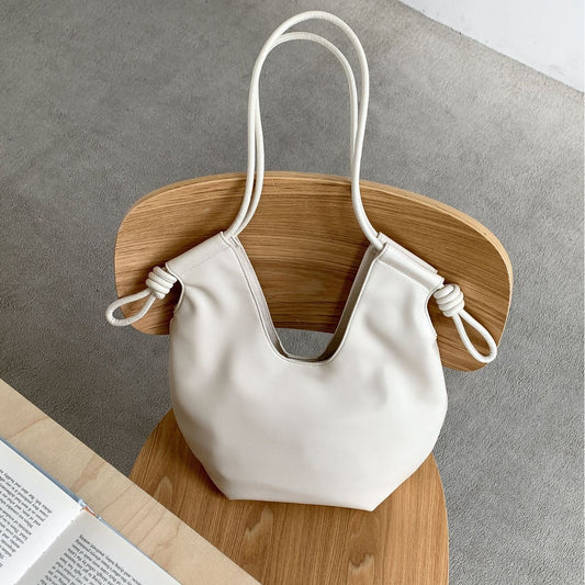 Bolso Tote Minimalista de Gran Capacidad para Mujer, Estilo Nuevo, de Un Solo Hombro