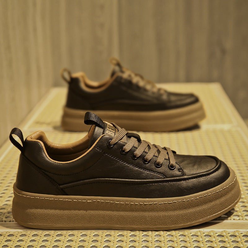 Zapatillas deportivas informales de hombre cómodas y versátiles con plataforma Four Seasons Tide