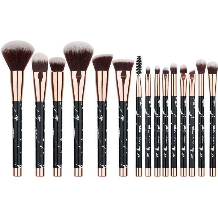 11 juegos de brochas de maquillaje de mármol con kit de maquillaje de belleza 11 juegos de brochas de maquillaje