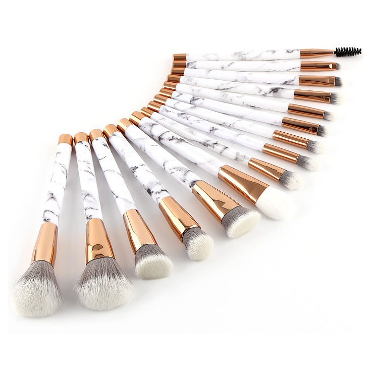 11 juegos de brochas de maquillaje de mármol con kit de maquillaje de belleza 11 juegos de brochas de maquillaje