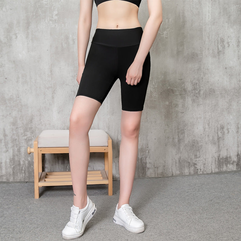 Pantalones de fitness de cintura alta y gran elasticidad para realzar los glúteos