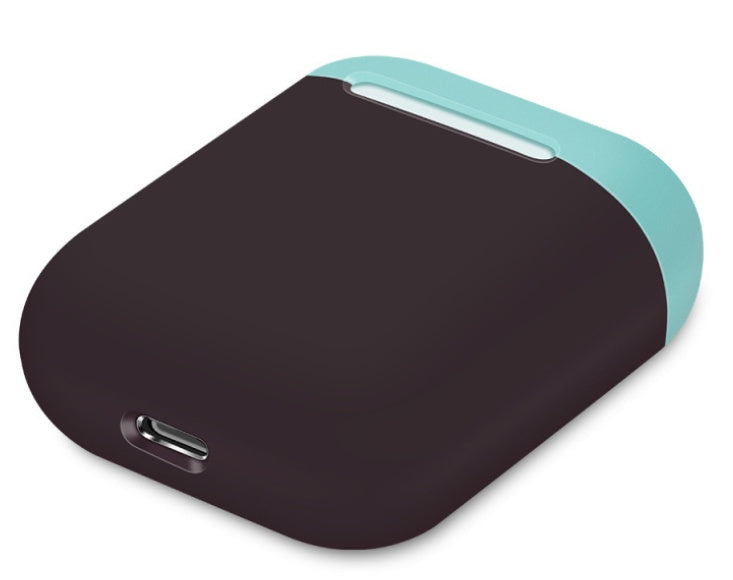 Compatible con Apple, funda protectora adecuada para la carcasa de protección de la caja de carga de auriculares inalámbricos Bluetooth, funda de silicona antiporatable