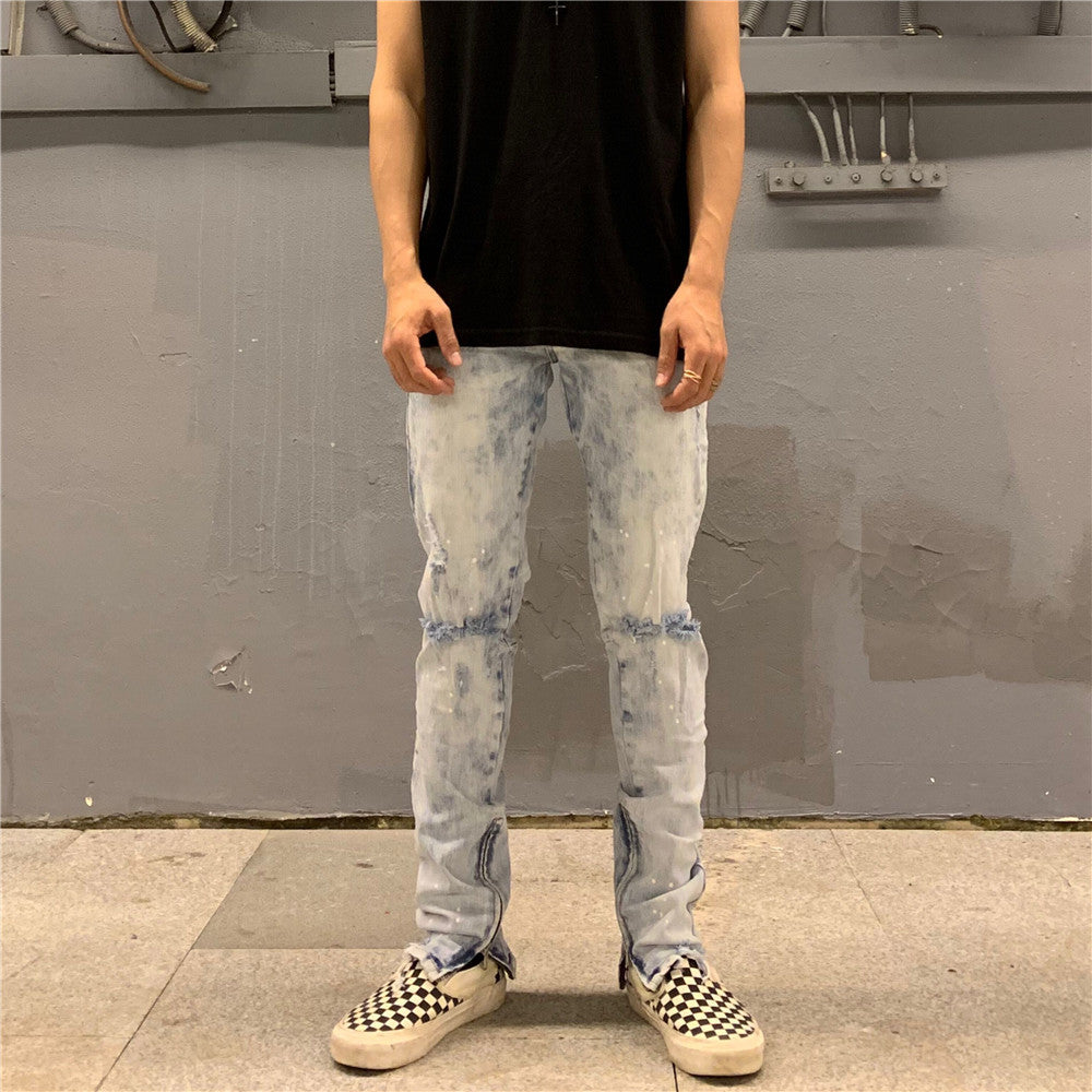 Jeans con cremallera