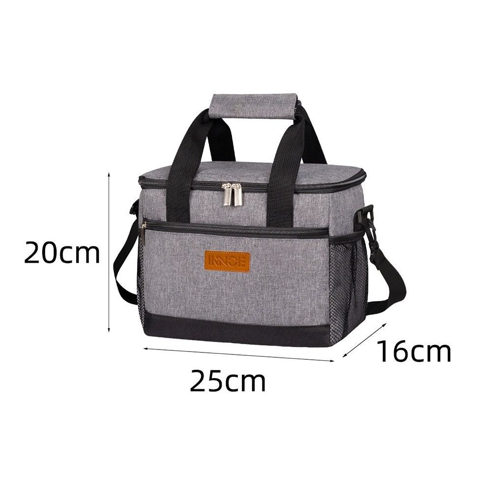 Bolsa Isotérmica Portátil para Exteriores Plegable Hecha de Tela Oxford Engrosada con Aislamiento a Prueba de Fugas