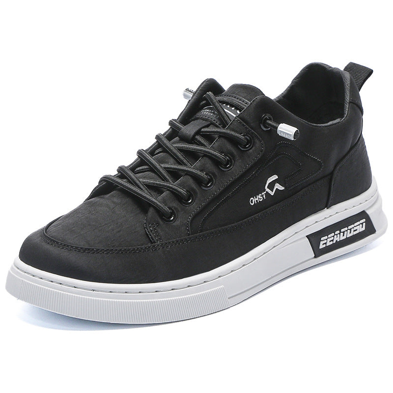 Zapatos casuales de seda de hielo transpirables para hombre, de tela de paraguas, nuevos para verano, que combinan con todo