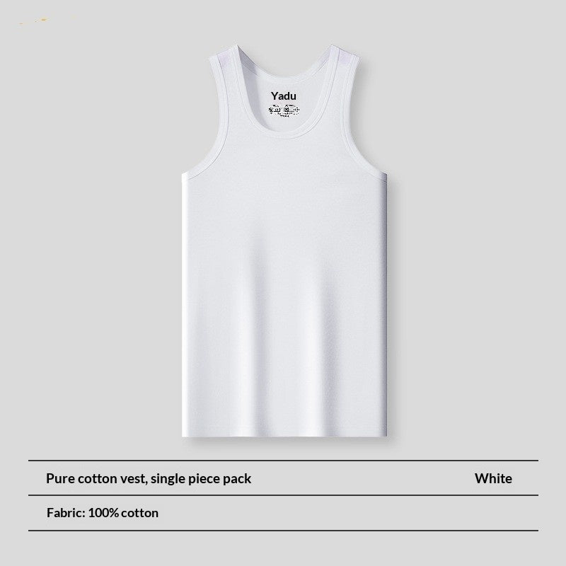 Pure Cotton Men's Vest Summer Fitness Exercise