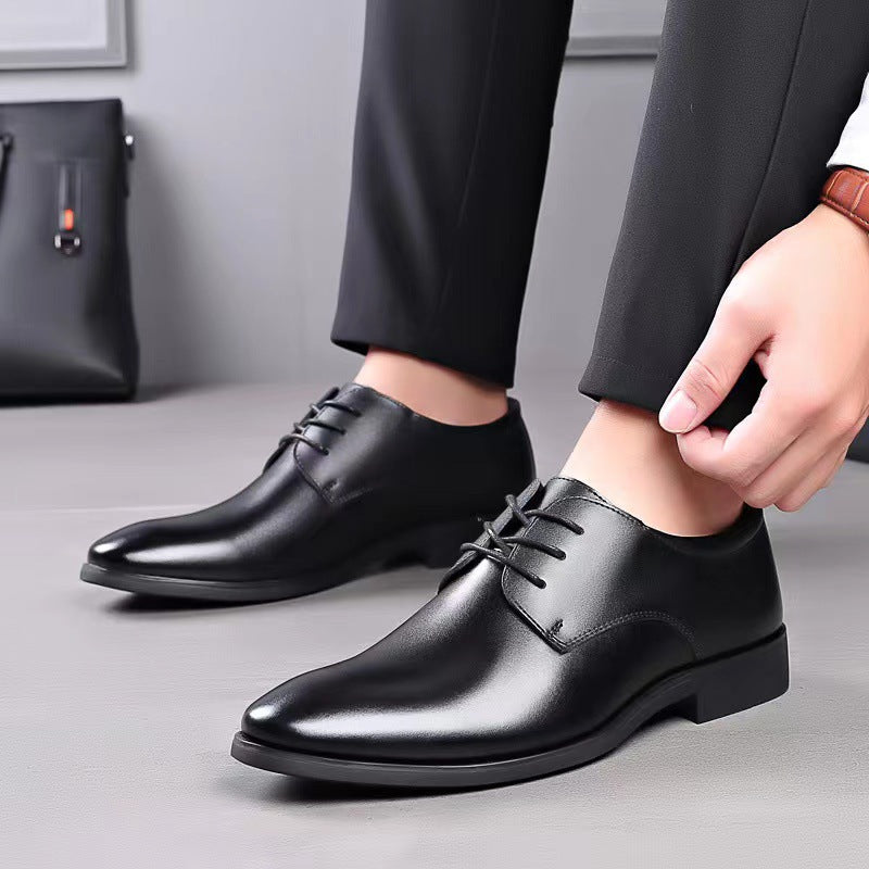 Zapatos de cuero de hombre, formales de negocios