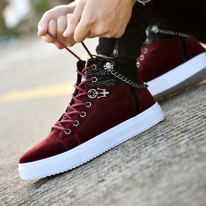 Zapatillas casuales de caña alta para hombre
