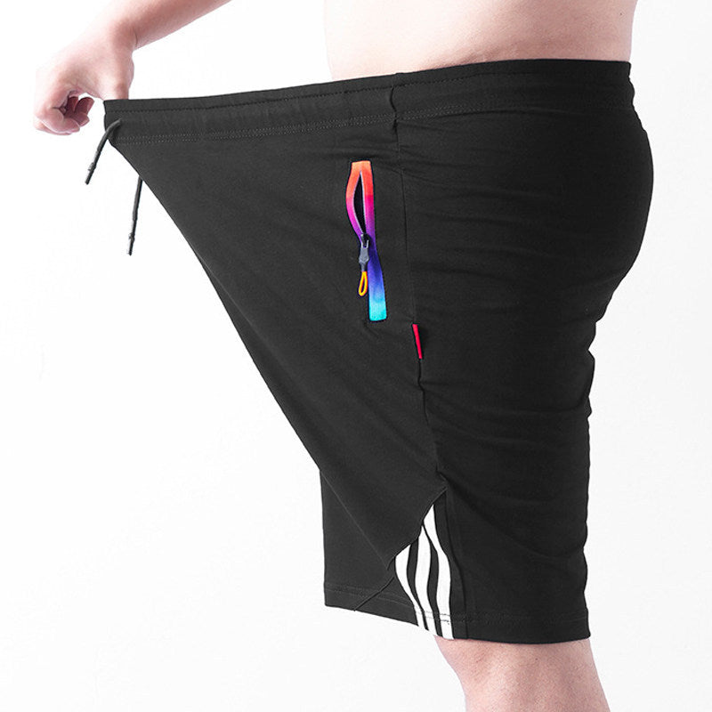 Plus-size Loose-fitting Shorts Sweatpants Extra-large Five-point Pants