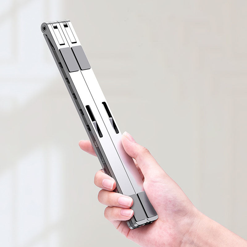 Soporte ajustable y plegable de aluminio para laptop X Style
