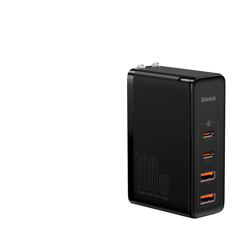 Cargador de teléfono móvil GaN de cuatro puertos y 100 W
