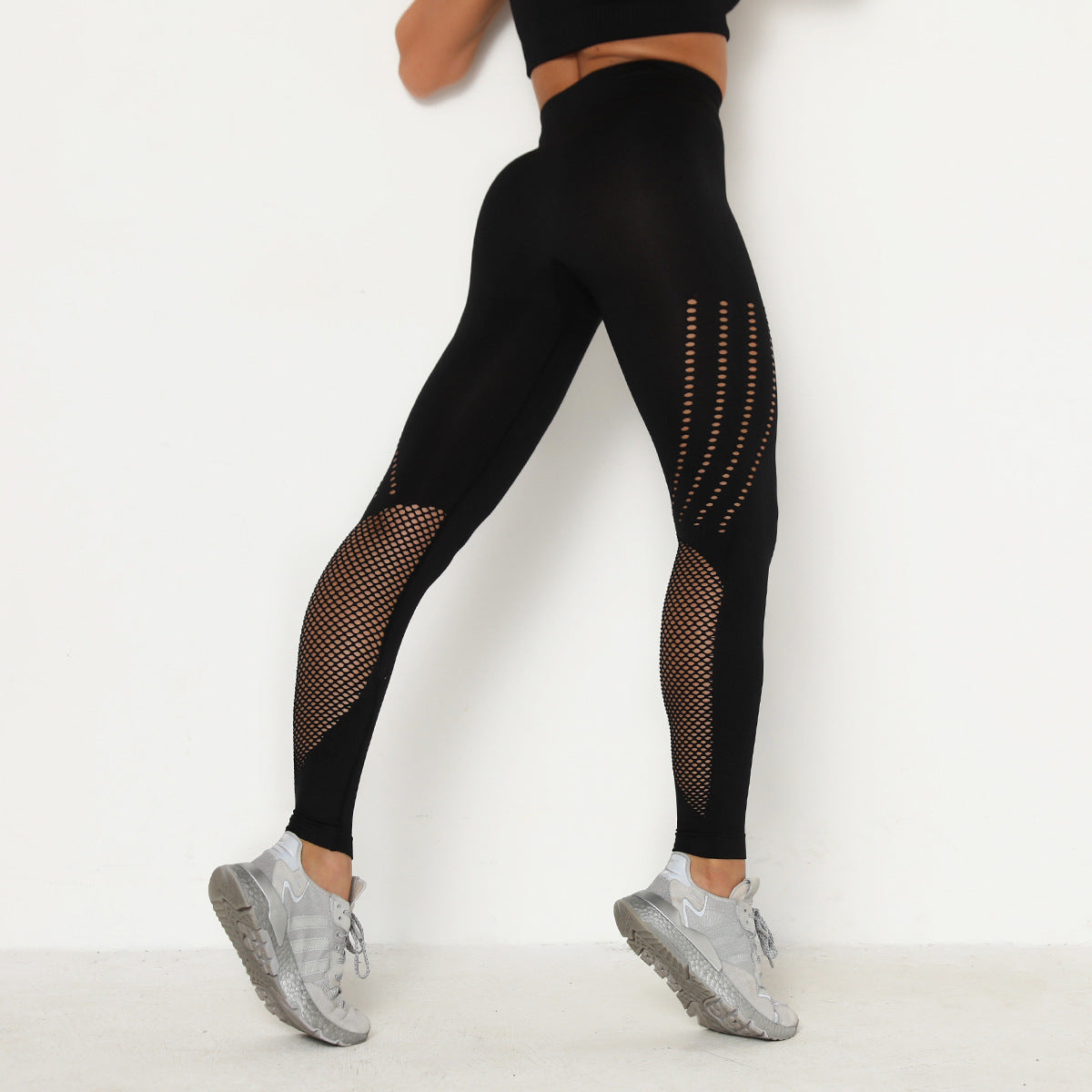 Pantalones elásticos de fitness para culturismo femenino con glúteos