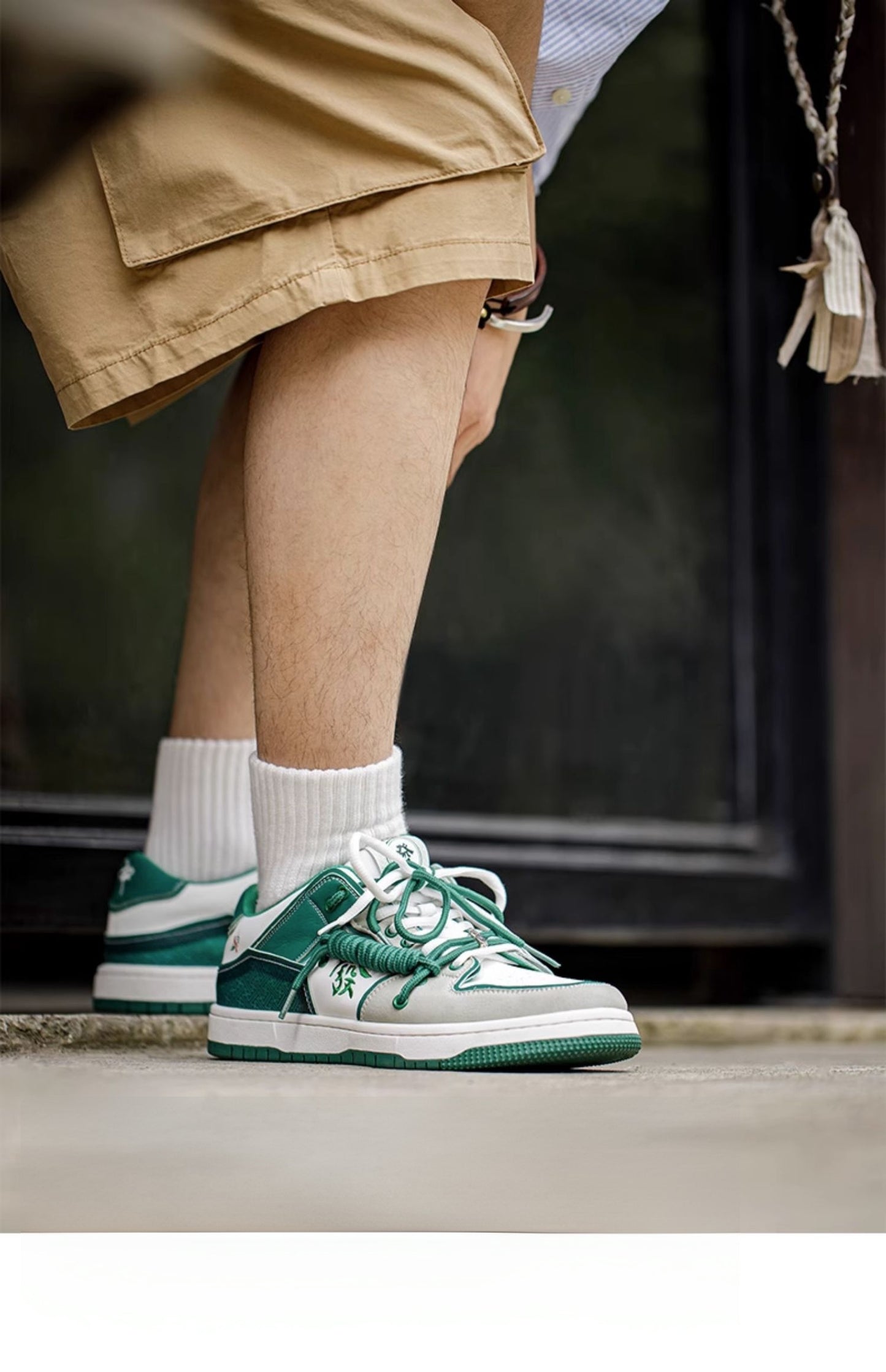 Zapatillas deportivas informales con suela gruesa Mahjong